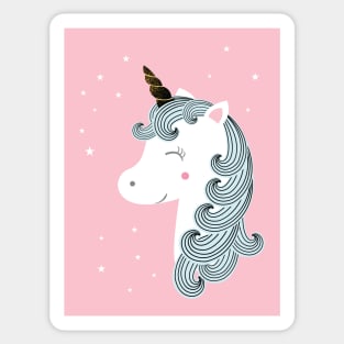 Beautiful unicorn Sticker